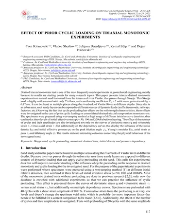 Más sobre Efecto de la Carga Cíclica Previa en Experimentos Monotónicos Triaxiales.
