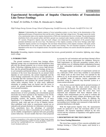 Más sobre Investigación Experimental de las Características de Impulso de Transmisión