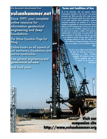 Más sobre Martillo Vulcan - Recurso en línea para la geotecnia